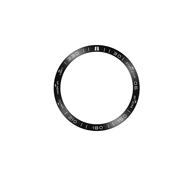 Rustfri stålkantring til Garmin Fenix 8 Sort 51 MM