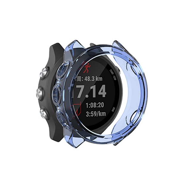 Kompatibelt med Garmin Forerunner stilfullt skyddsfodral Blå