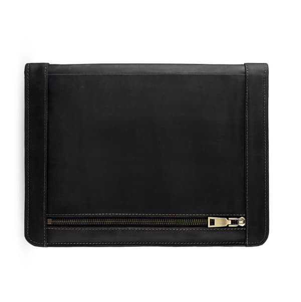 Premium læder tablet taske til iPad 9.7 tommer Black Black