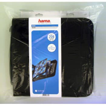 HAMA CD-Väska Nylon Svart För 208 CD