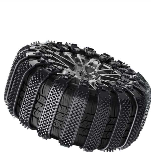 10-pack universella snökedjor för bilar Black Black