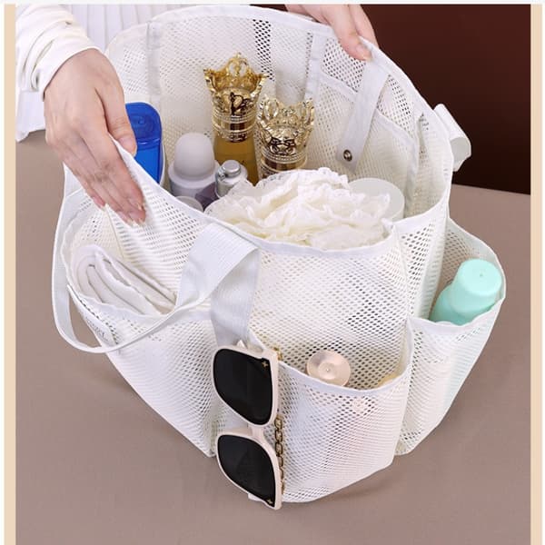 Stor Strandväska - Portabel Utomhustote Beige Beige