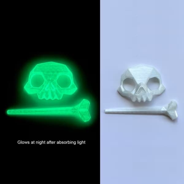 Halloween kranie pandebånd hårklips selvlysende partytilbehør til Halloween og temafester PVC let pasform sikker klemme