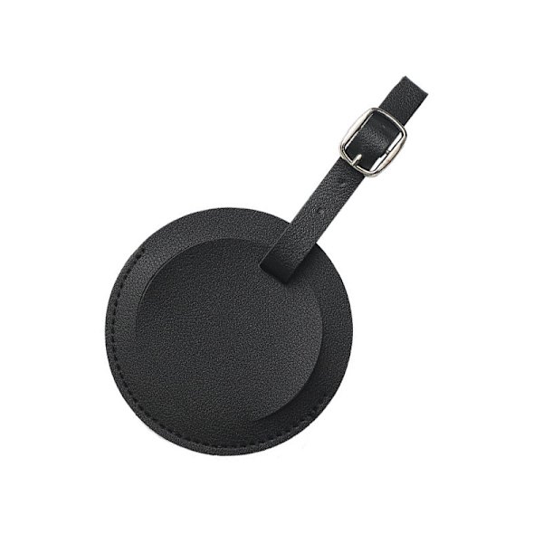 Set med 2 PU-läderbagagelappar - snygga och praktiska resetillbehör