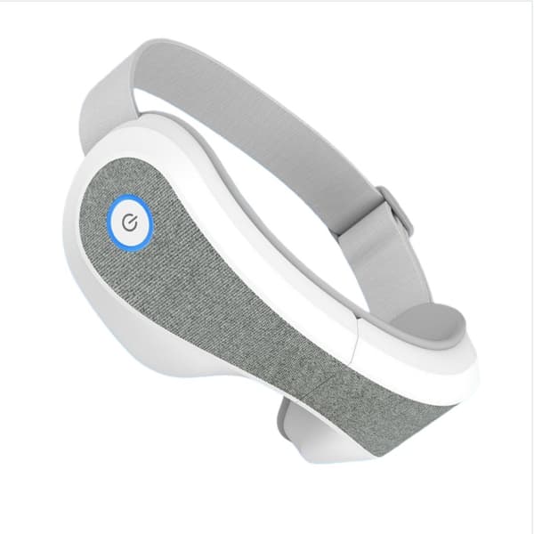Øjenmassager med lufttryk, vibration, varme, Bluetooth-musik og stemmeudsendelse - Perfekt til afslapning