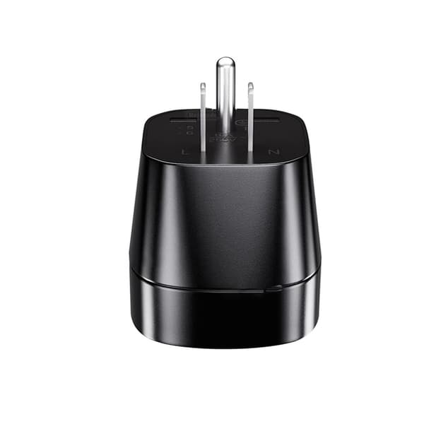 EU til US Rejseadapter Kompakt og Praktisk Black Black