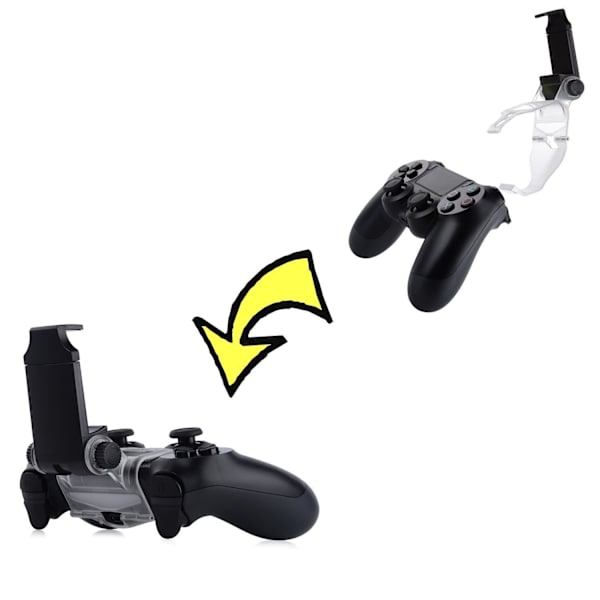 Justerbar montering til PS4-controller og Android-mobil