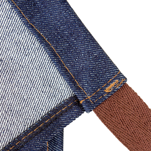 Halvmidjeförkläde i Denim Blå