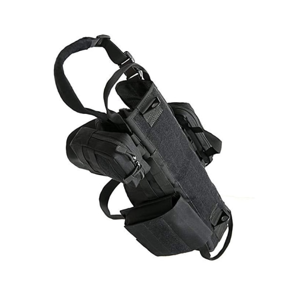 Taktisk Hundsele - Molle Väst Svart XL