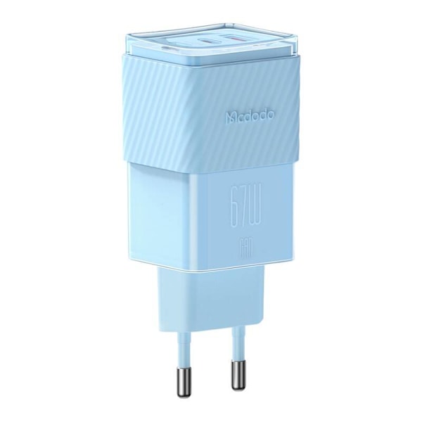 GaN 67W nätladdare Mcdodo CH-1503 2x USB-C, USB-A (blå)
