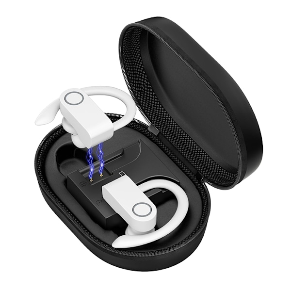 SP97 Hvide Bluetooth-øretelefoner med støjreducerende mikrofon Hvid