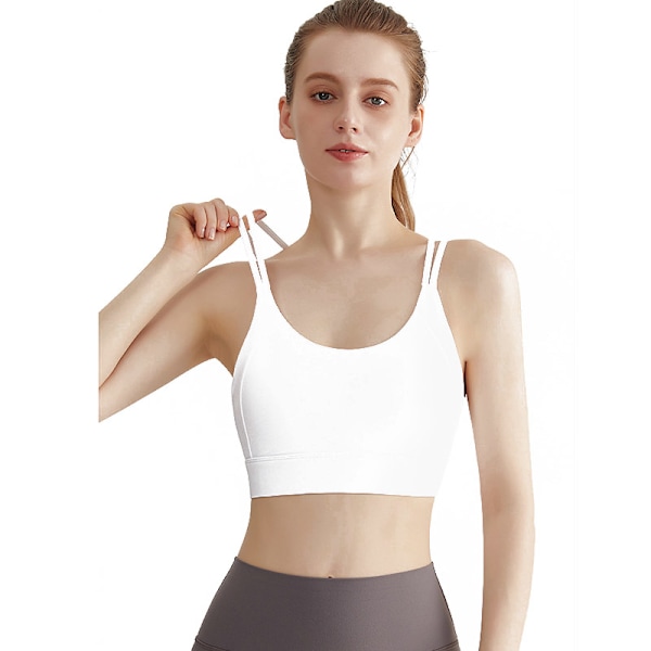 Crisscross Back Yoga Sports BH Hvid L
