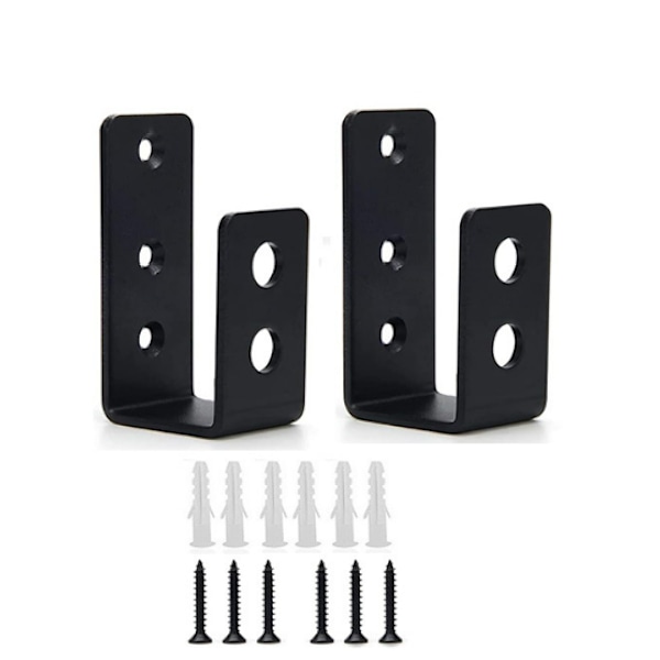 Kraftiga U-Formade Stångfästen, 2-pack