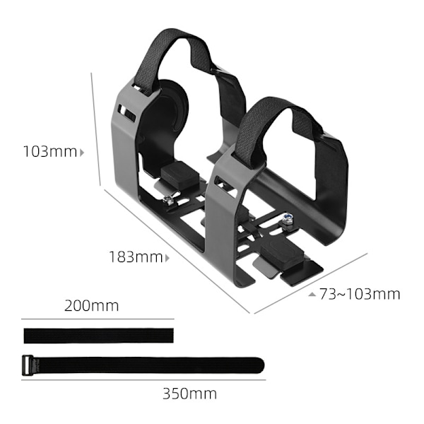 Justerbart cykelhögtalarfäste i metall för JBL, Sony, UE Boom