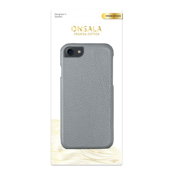 Mobilskal Skinn Grå - iPhone 6 / 7 / 8 / SE