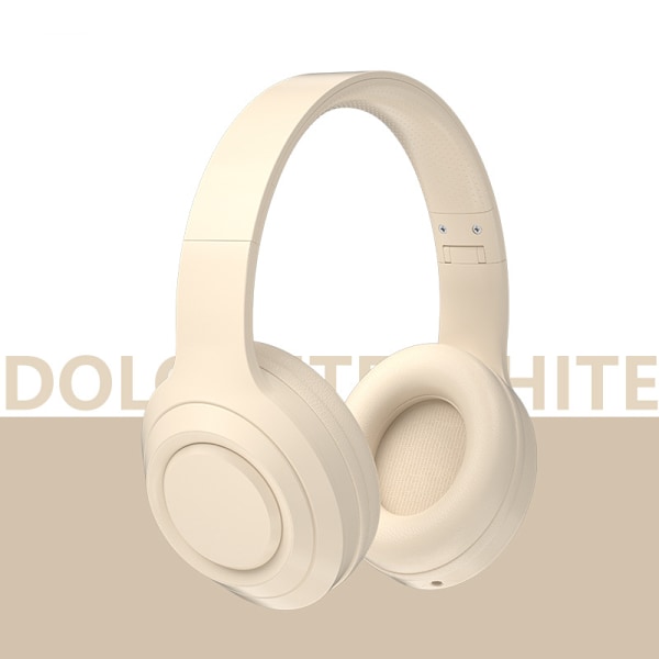 DR58 Klassiske Bluetooth-hovedtelefoner - Immersiv lyd Hvid