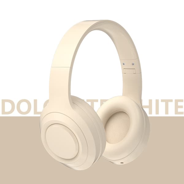DR58 Klassiske Bluetooth-hovedtelefoner - Immersiv lyd White White