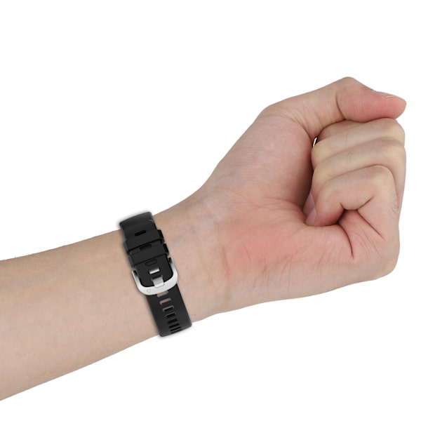 Silikonirannekoru Xiaomi Watch 2 Pro/S3:lle ja Honor Watch 4 Prolle Musta