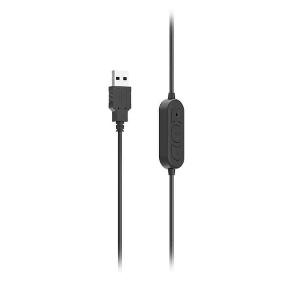 Headset PC Office Stereo Over-Ear HS-USB300 V2 Svart