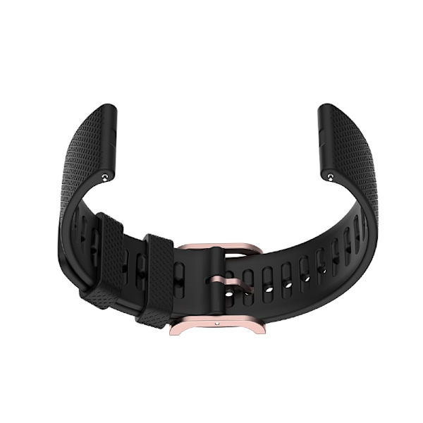 Silikoninen kellohihna POLAR Pacer/Ignite/Vantage M2:lle Musta 22 mm