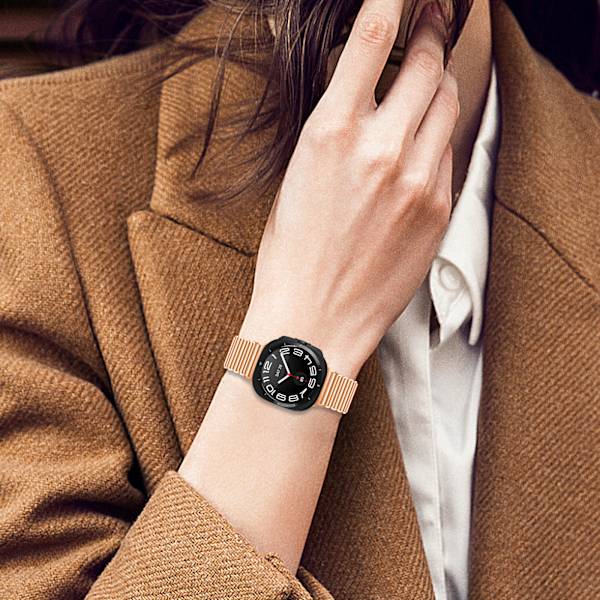 Armband till Samsung Watch 7 47MM Rose guld