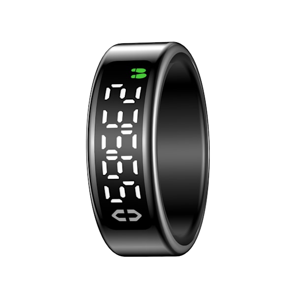 Smart Ring Svart med Hälsoövervakning 11