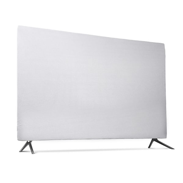 Stretchigt tyg-TV-skydd dammskydd Universal Silver 55 tum