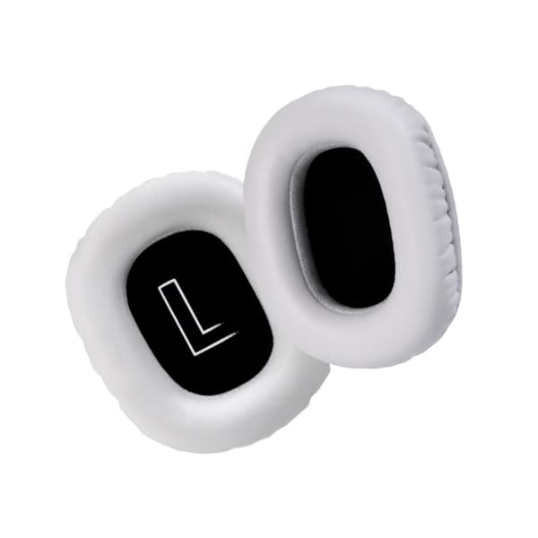 Replacement Protein Leather Ear Pads för Logitech G PRO X 2 kompatibelt Over-Ear Headset Cushions 2 pcs White White