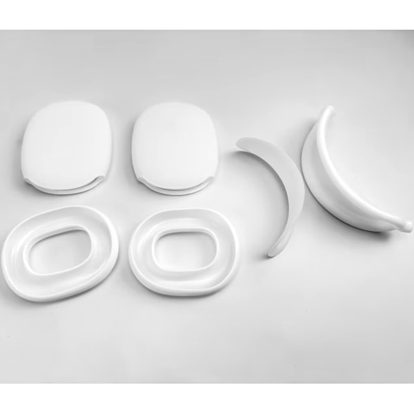4-delat Skyddsfodral i Silikon för AirPods Max Vit