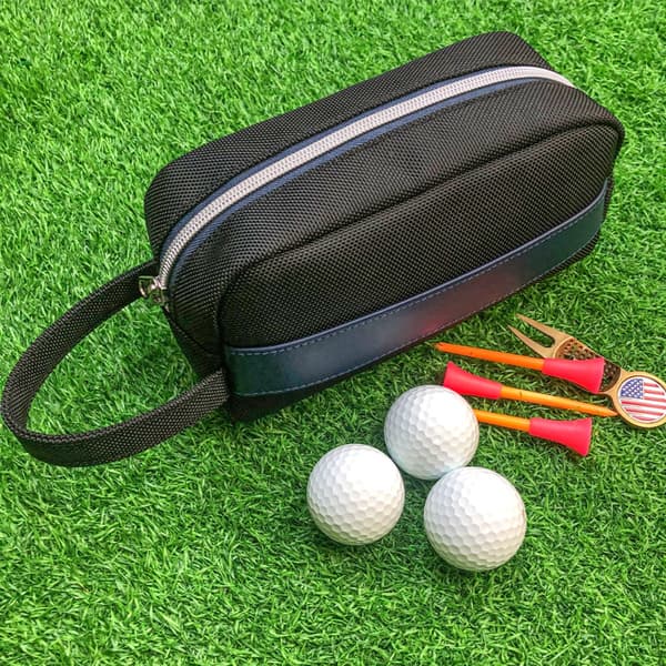 Sort Golf Håndledstaske: Letvægts, Vandtæt og Stor Kapacitet