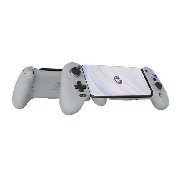GameSir G8 Galileo USB-C mobilcontroller med telefonholder til mobilspil, Hall-effekt-styrepinde og pass-through-opladning (grå) (N)