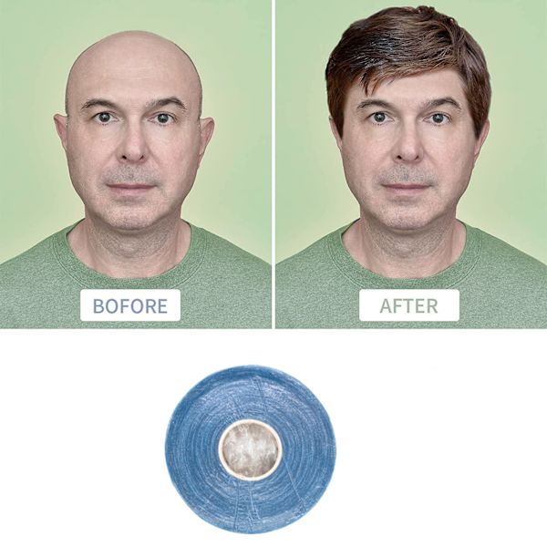 Dobbeltklæbende tape til hair extensions/parykker 1 rulle 1 cm