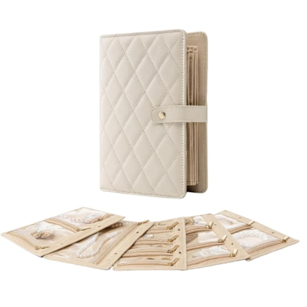 Rymligt & Elegant Smyckeskrin Beige