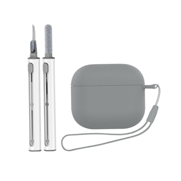 Silikonskyddsfodral för Apple AirPods 4 Grey Grey