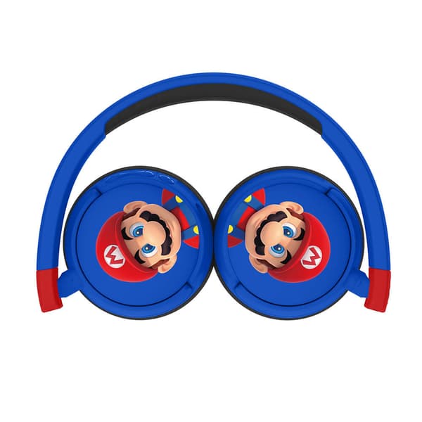 Høretelefoner On-Ear Wireless 85dB/95dB Super Mario Blå