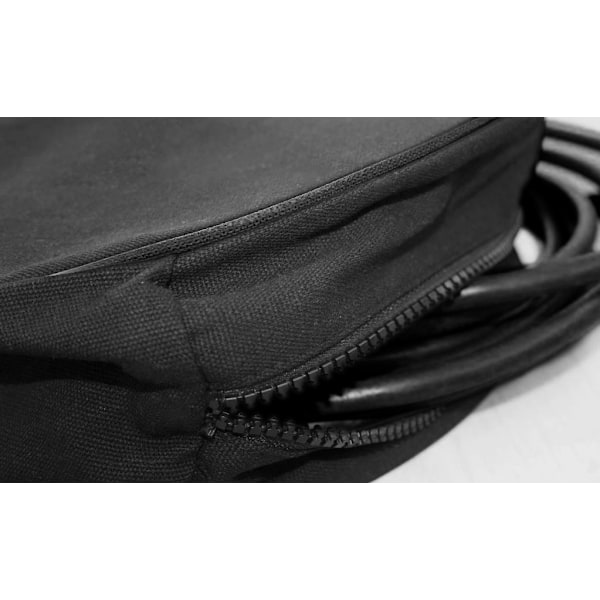 E-Charge storage case, nylon, zipper, black