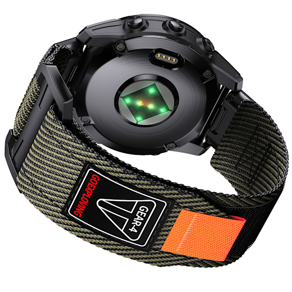 Quick Release 26mm Vævet Nylonrem til Garmin Fenix 7