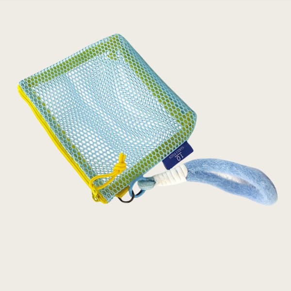 Box Bag Handväska Kosmetikväska Blue Blue