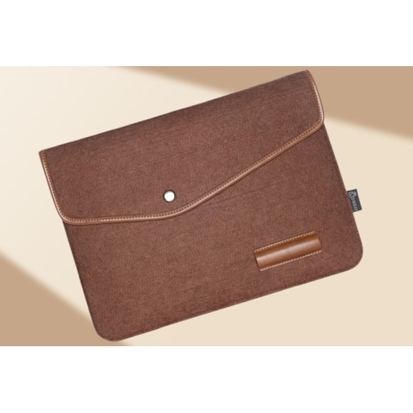 Snygg Khaki Filt Tablet/Laptop Fodral - 14 tum