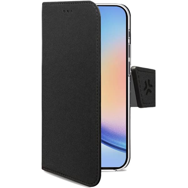 Wally-lompakkokotelo Galaxy A35 5G musta