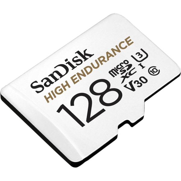 SANDISK Minneskort MicroSDXC 128GB High Endurance med adap