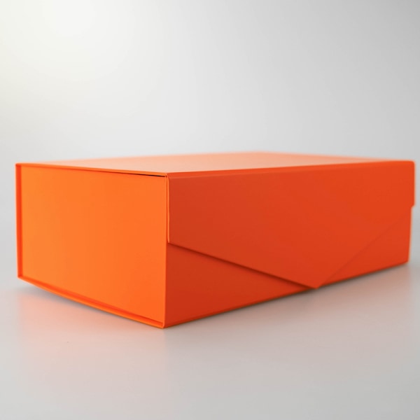 Stor V-formad presentask Orange L