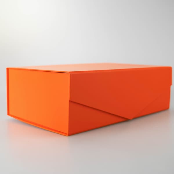 Stor V-formet gaveæske Orange L Orange L