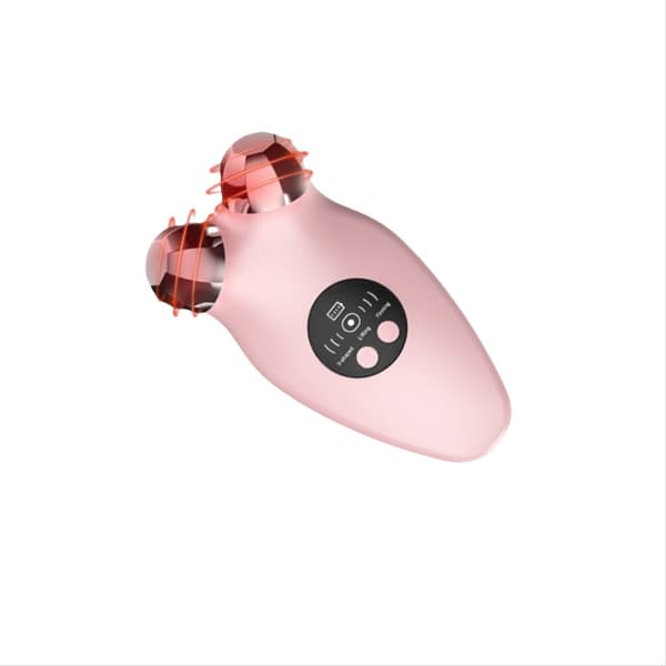 EMS Microcurrent Ansigtsløftningsmassager - Skønhedsinstrument til hjemmebrug Pink Pink