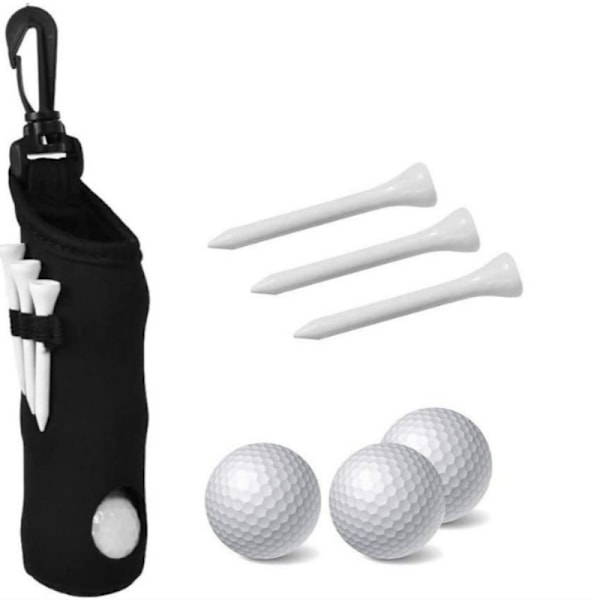 Bärbar Golfbollsväska med Krok