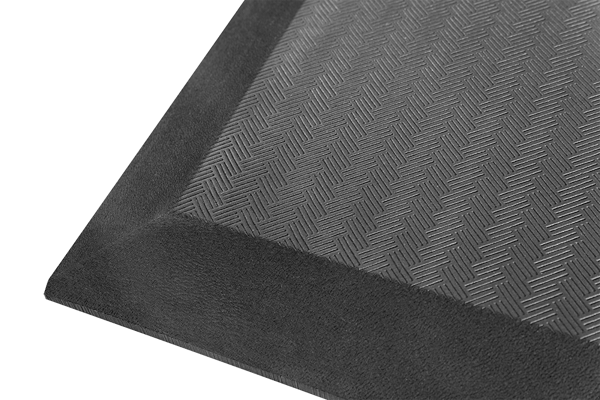 Ergonomisk ståmatta, 510 x 810 mm, svart