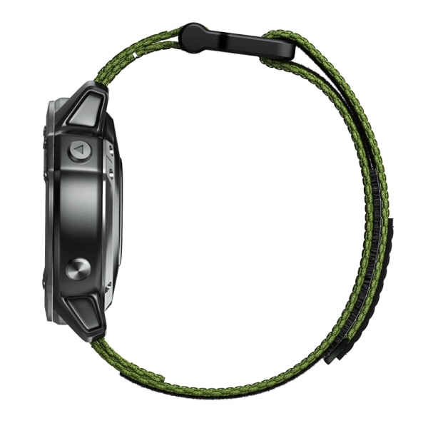 Garmin Fenix 6X/5X/3/3 HR armbånd 26 mm Nylon Grøn