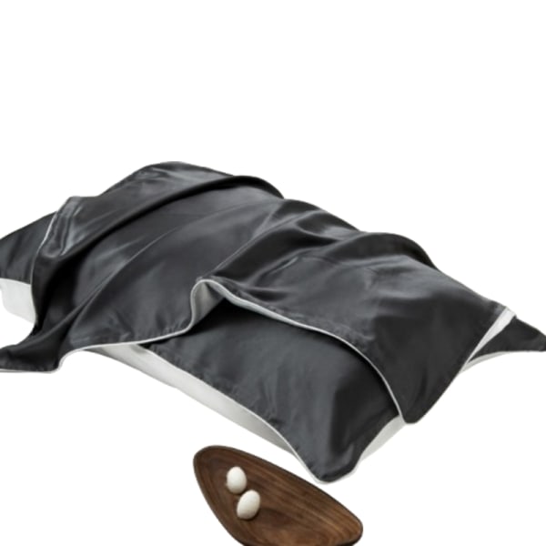 Örngott i 100 % Mulberry Silke Grå
