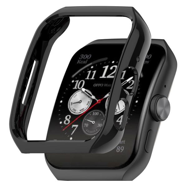 Beskyttelsesetui og hydrogelfilmsæt til OPPO Watch3 Pro Sort