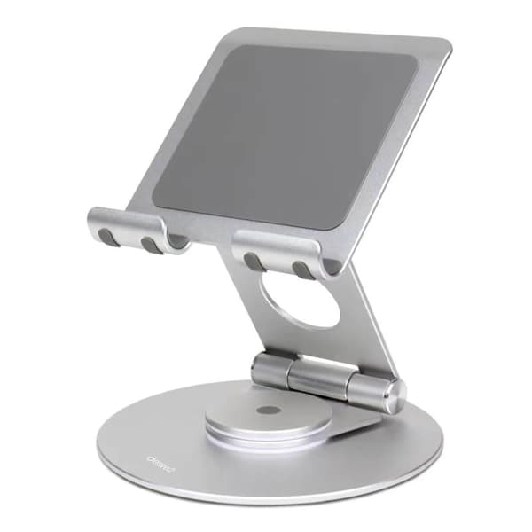 Dual Pivot 360 Stativ för Tablets och Smartphones Silver
